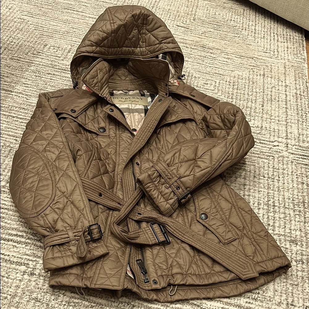 Burberry Quilted Brown Jacket